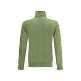 Saint Laurent Green Wool Turtleneck